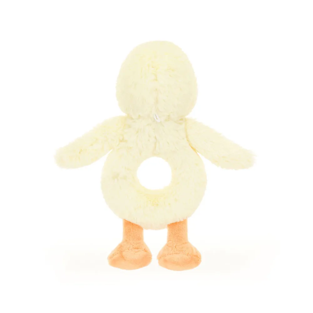 Jellycat Bashful Duckling Ring Rattle
