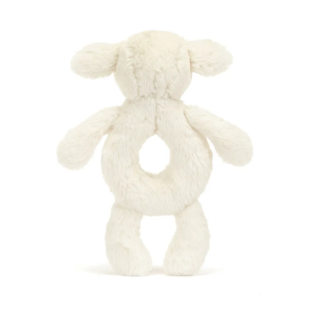 Jellycat Bashful Lamb Ring Rattle