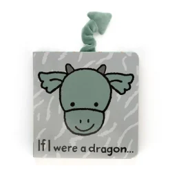 Jellycat If I Were A Dragon Book and Bashful Dragon Small