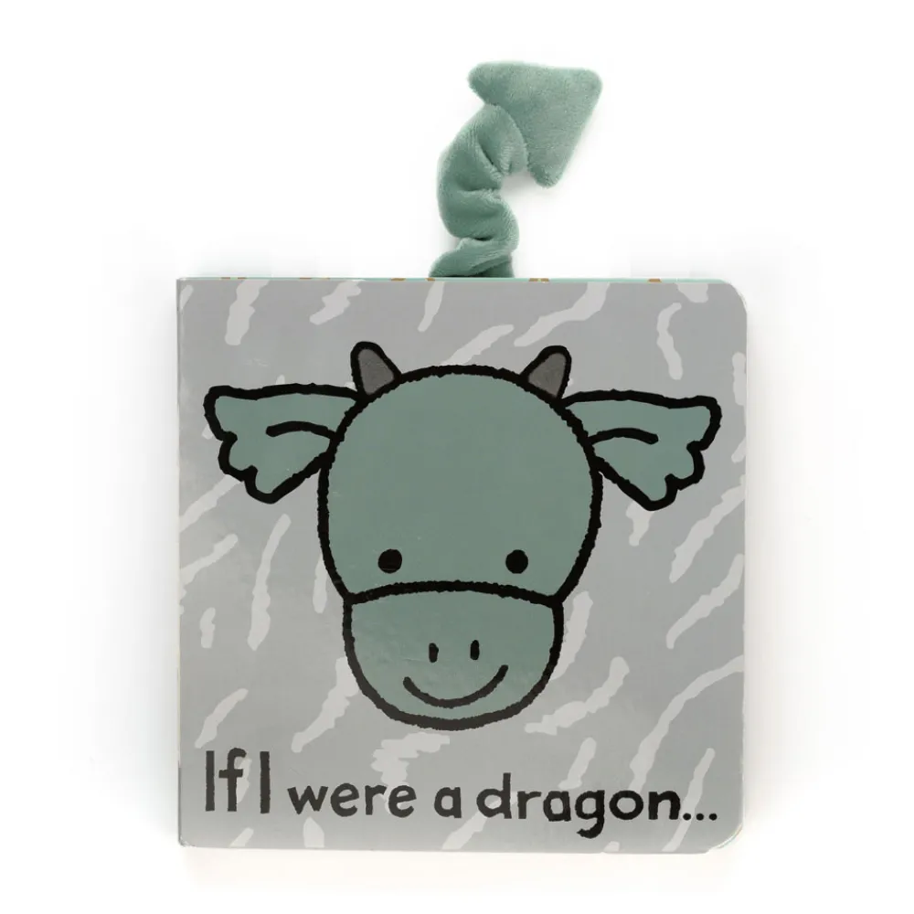 Jellycat If I Were A Dragon Book and Bashful Dragon Small