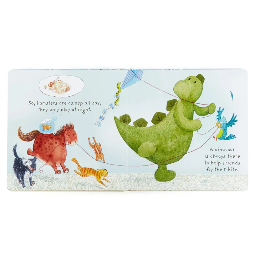 Jellycat My Best Pet Book and Bashful Dino Medium