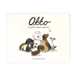 Jellycat Otto Le Petit Chien Saucisse Livre and Otto Sausage Dog Medium