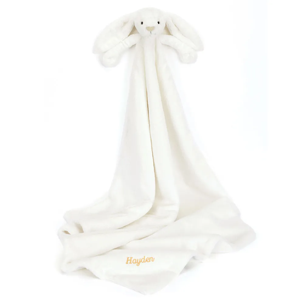 Jellycat Personalised Bashful Luxe Bunny Luna Blankie